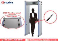 Door Frame Metal Detector , Security Walk Through Gate 45 Detecting Zones