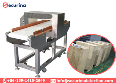 Foil Package Inspection Belt Conveyor Metal Detector In Food Processing Industries