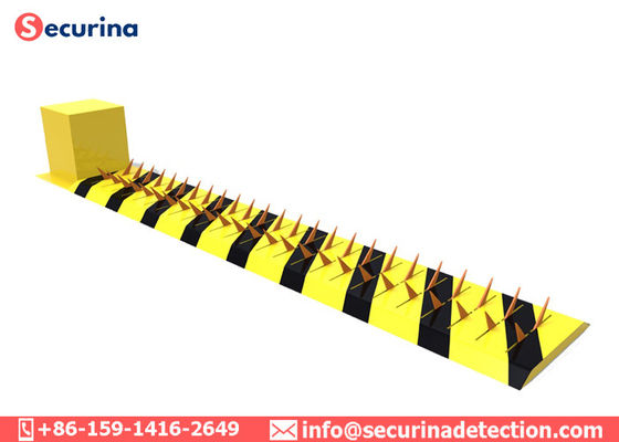Le trafic Spike Barrier, avertissement anti-collision d'acier inoxydable de tueur sûr de pneu