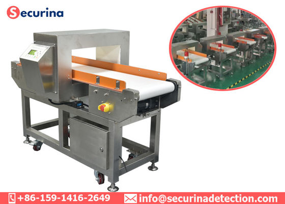 Le convoyeur à bande industriel de détecteur de métaux de double affichage de signal détectent tous les métaux