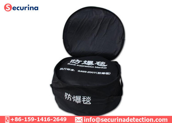 Couverture ballistique noire de retenue d'explosion pour les objets dangereux de couverture