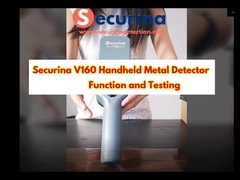 How to use a Hand Held Metal Detector(Security Wand) V160?